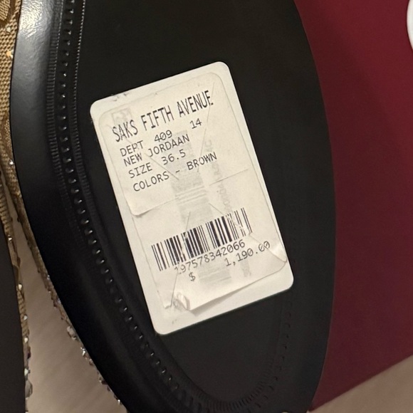 Gucci Tan GG Crystal Embellished Loafers - Picture 6 of 8